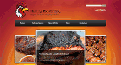 Desktop Screenshot of flamingroosterbbq.com
